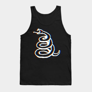 Snake-Don't Tread on Me-Glitch Tank Top